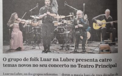 Luar na Lubre inicia la gira del 2023 en Teatro Principal de Ourense